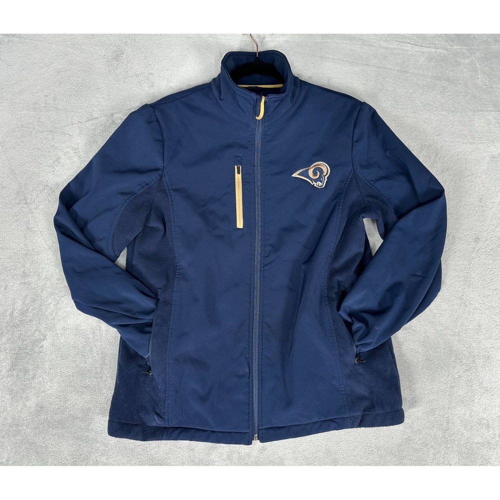 St Louis Rams NFL Team Apparel Jacket  Women's‎ XL Full Zip Up